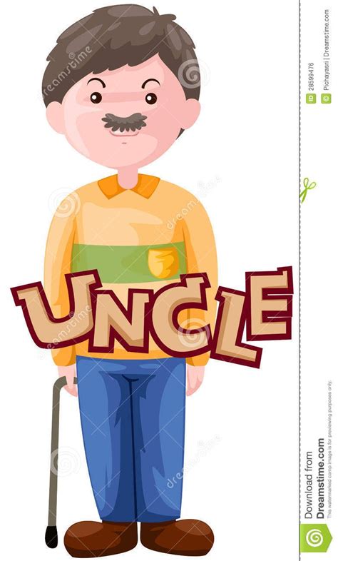 Photo About Illustration Of Isolated Letter Of Uncle On White