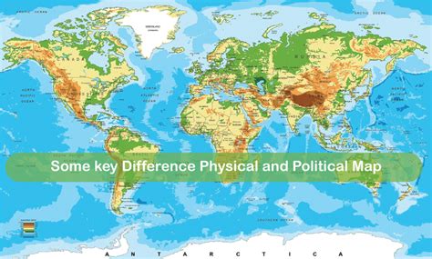 Difference Between Political And Physical Maps Javatpoint