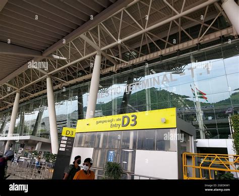 Chennai India Jul 29 2021 A Closeup Shot Of Domestic Airport Gate