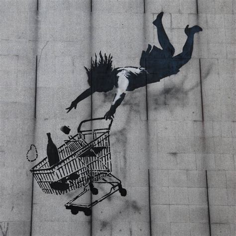 Picture Of The Day Shop Til You Drop By Banksy Twistedsifter