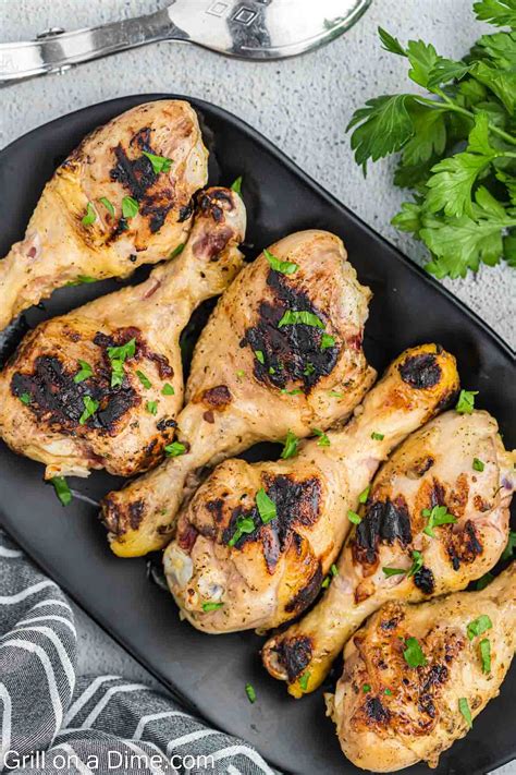 Grilled Ranch Chicken Legs Recipe