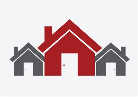 House Icon And Real Estate Building Abstract Design 645878 Vector Art