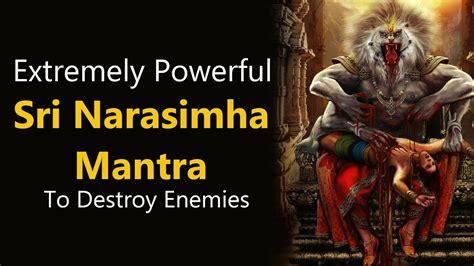 Extremely Powerful Shri Narasimha Mantra By Srimati Ramadevi Rao