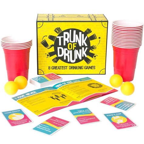 Trunk Of Drunk 8 Greatest Drinking Games Beer Pong Ring Of Fire
