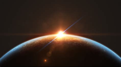 Planets With Sun Flare
