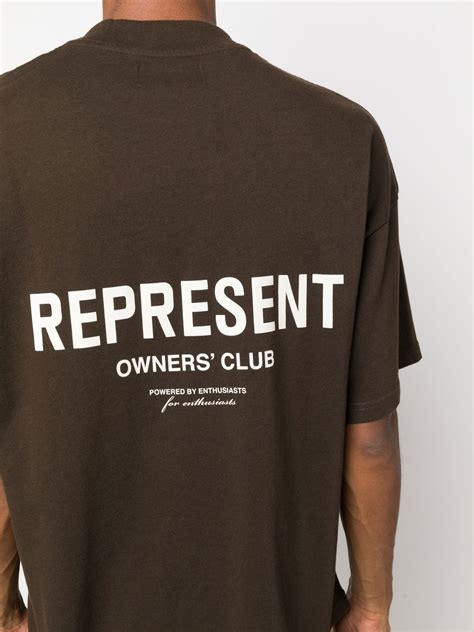 Represent Logo Print Oversize T Shirt Farfetch