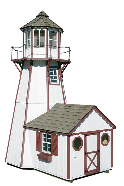 Discover free woodworking plans and projects for free lighthouse mailbox. Lighthouse Playhouses | North Country Sheds