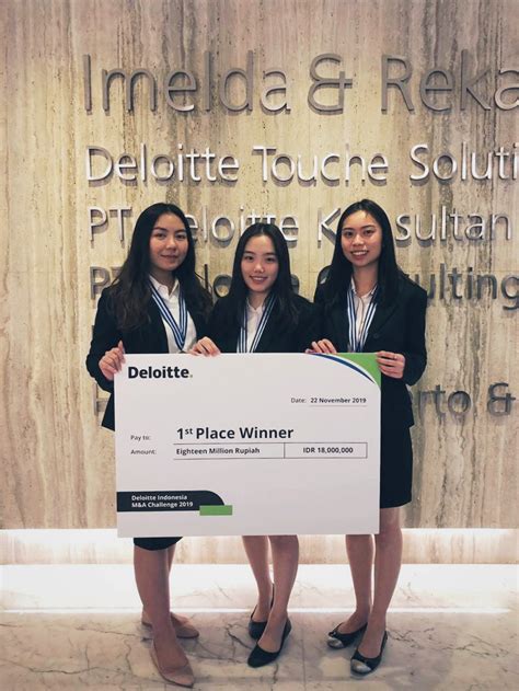 However, according to deloitte tax partner, jim calvin things have been changing recently. Three Srikandis from Finance Program Win Deloitte Merger ...