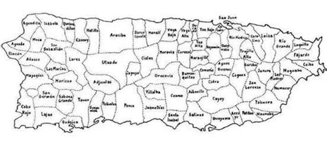Mapa De Puerto Rico Para Colorear Colorea Tus Dibujos Kulturaupice