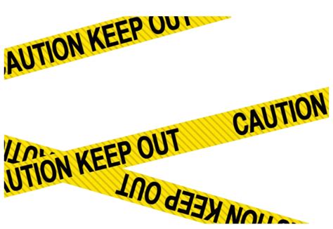 Keep Out Tape Transparent Png All