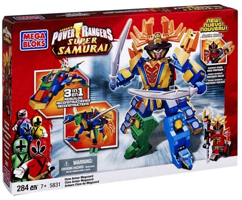 Mega Bloks Power Rangers Super Samurai Claw Armor Megazord Set 5831