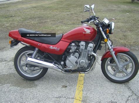 The honda and wing tank decal and the nighthawk side cover decal were silver. 1991 Honda Cb750 Nighthawk