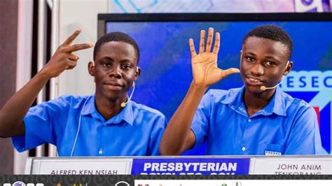 Nsmq2022 Winners Congratulations Presbyterian Boys Senior High School