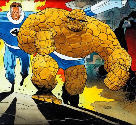 mister fantastic fantastic four invisible woman human torch mike mignola marvel 2000s
