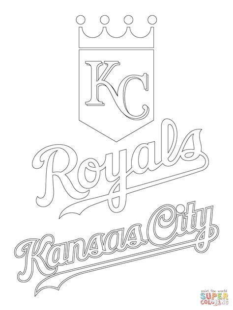 Free download 39 best quality kansas city chiefs coloring pages at getdrawings. Kansas City Royals Logo coloring page | Free Printable ...