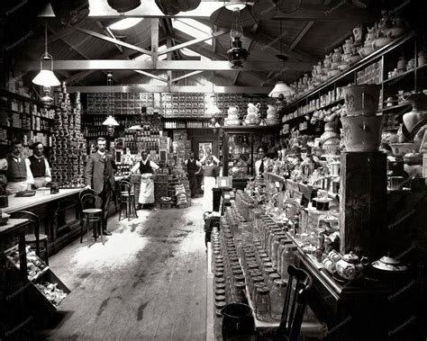 Grocery Store 1890 Vintage 8x10 Reprint Of Old Photo Old Photos