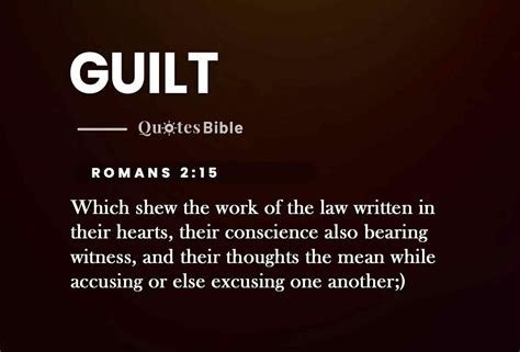 Guilt Verses From The Bible — Overcoming Guilt Through The Power Of