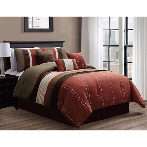 This dorm bedding set comes with a fitted sheet, a flat sheet, and one pillowcase. Suniga 7 Piece Bed in a Bag Set | Comforter sets, Bed in a ...