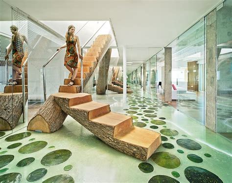Diy Creative Interior Tree Trunk Staircase Designs Dwell Of Decor