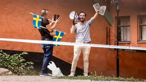 Swedish Police Permit Again Iraqi Refugees Quran Burning Protest Near Iraqi Embassy In