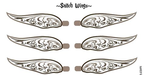 Printable Golden Snitch Wings Pdf Printable Word Searches