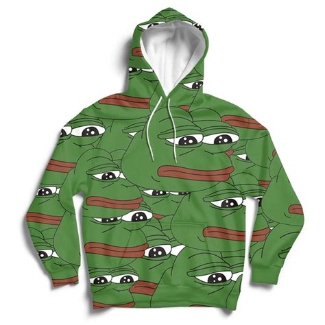 Pepe Collage Hoodie Soscribbly