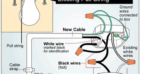 Pull Cord Light Switch Diagram