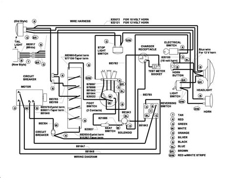 volt club car wiring diagram wiring