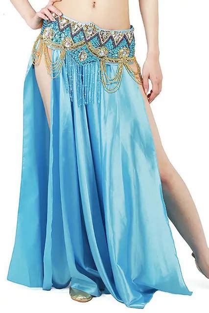 sexy real silk oriental maxi skirts prom evening dresses egyptian egypt belly dance costumes for