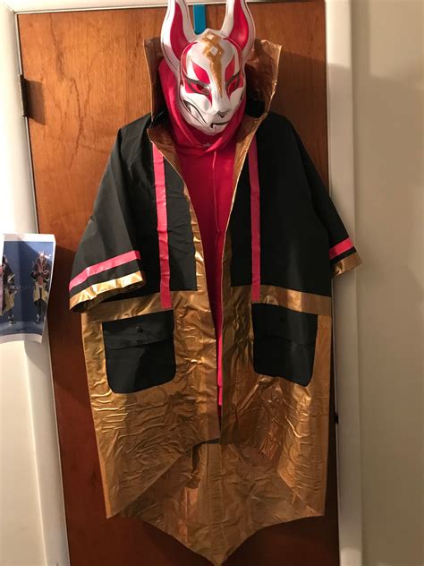 Fortnite Costume For Tj Drift Made From A 9 Raincoat And A Lot Of