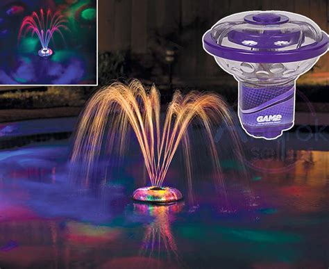 Fountain Light Show Swimming Pool Underwater Floating