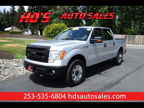 Used 2013 Ford F 150 Xlt Supercrew 55 Ft Bed 4wd For Sale In Tacoma
