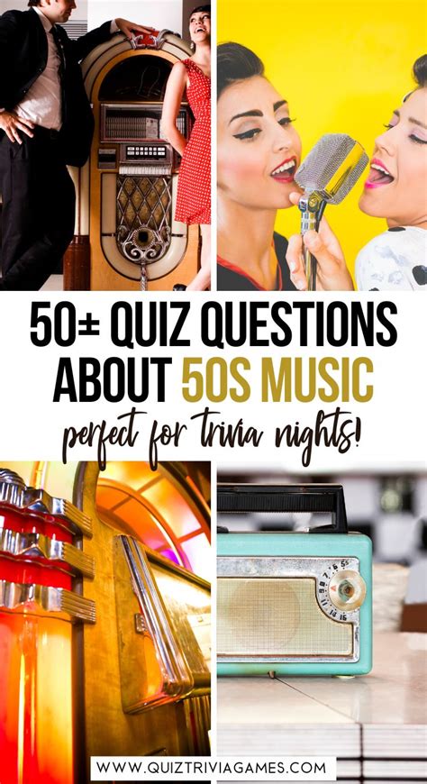 Ultimate 50s Music Quiz 50 Questions And Answers Quiz Trivia Games