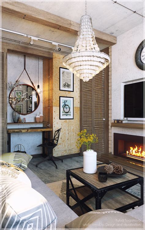 The walls are covered in light blue paint with white. Eclectic Modern Living Room | Zion Modern House