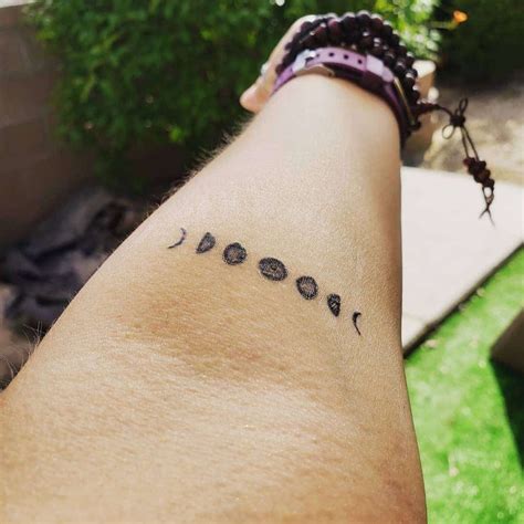 Tattoosphases Of The Moon Tattoo Blue Moon Tattoo Luna Tattoo Moon