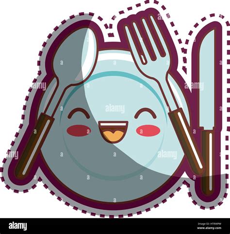 Kitchen Utensils Cartoon Character Stock Vector Image And Art Alamy