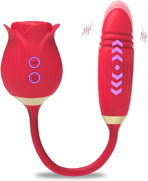 Toy Vibrator For Women 2 In 1 Clitoral Stimulator Thrusting G Spot Bullet Vibrator With 12