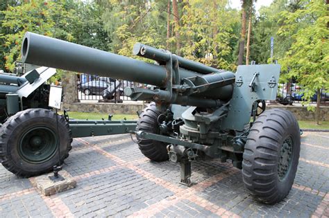 The American Field Howitzer M114 155 Mm Of The 1939 Model All