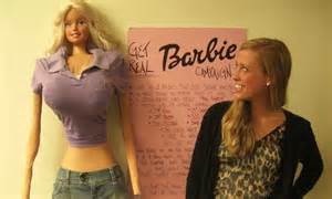 Former Anorexic S Life Sized Barbie Reveals Doll S Dangerous Proportions Daily Mail Online