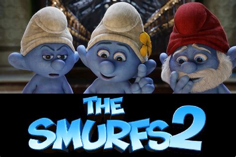 Smurf Theft In Paris The Smurfs 2 Movie Review Hollywood Junket