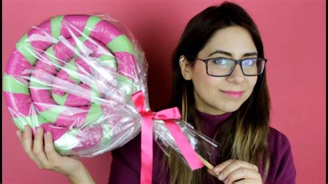This giant lollipop made from a latex balloon is perfect as a decoration for that sweet birthday party. Lollipops DIY / How to make giant lollipops to decorate ...