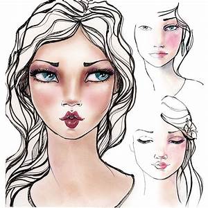 Spellbinders Davenport Face Charts I Came I Saw I Contoured In