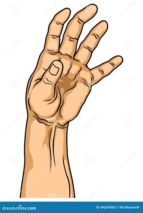 Hand Gesture Stock Illustration Illustration Of Human 44269850