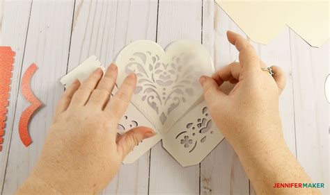 Make A Paper Heart Box To Show Your Love Heart Box Paper Heart 3d Heart