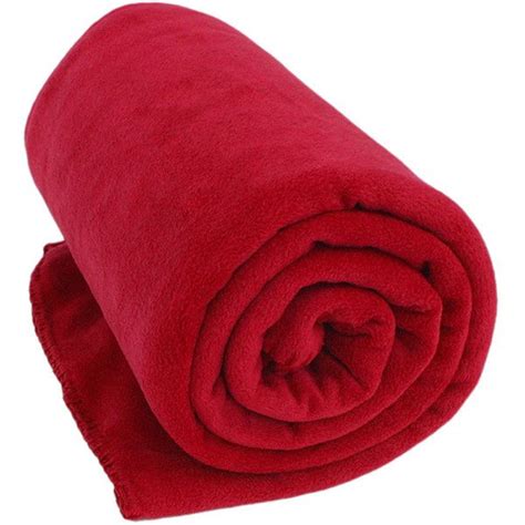 Red Deluxe Microfiber Fleece Throw Blanket Monogramming Available