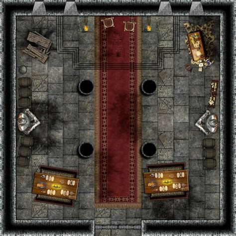 castle hall battlemap 25x25 by artsbyjapao on deviantart dungeon room dungeon tiles dungeon