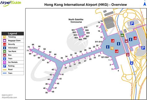 Hk International Airport Map
