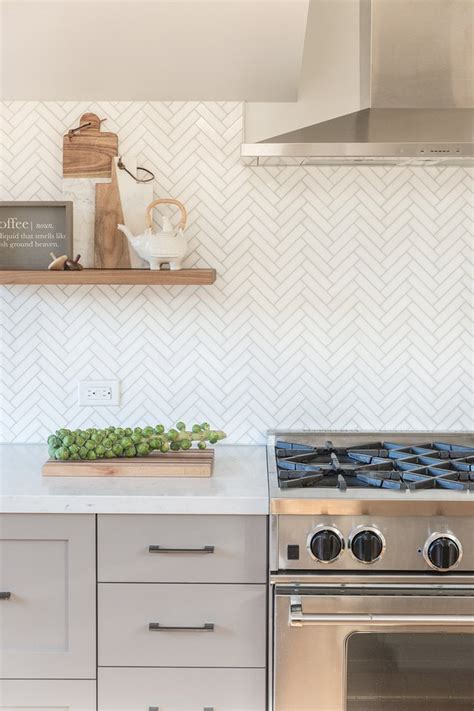 13 Sleek White Modern Kitchen Backsplash Ideas Hunker