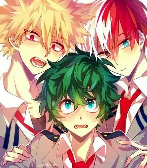 23 Idées De Mha Izuku X Shoto X Bakugo Héro Academia My Héros