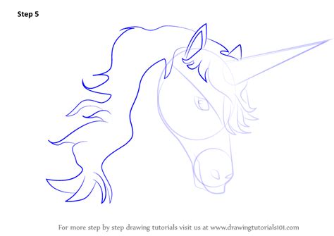 Easy drawing step by step unicorn. Learn How to Draw Unicorn Head (Unicorns) Step by Step ...